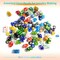 100 Pieces Assorted Glass Beads for Jewelry Making Adults